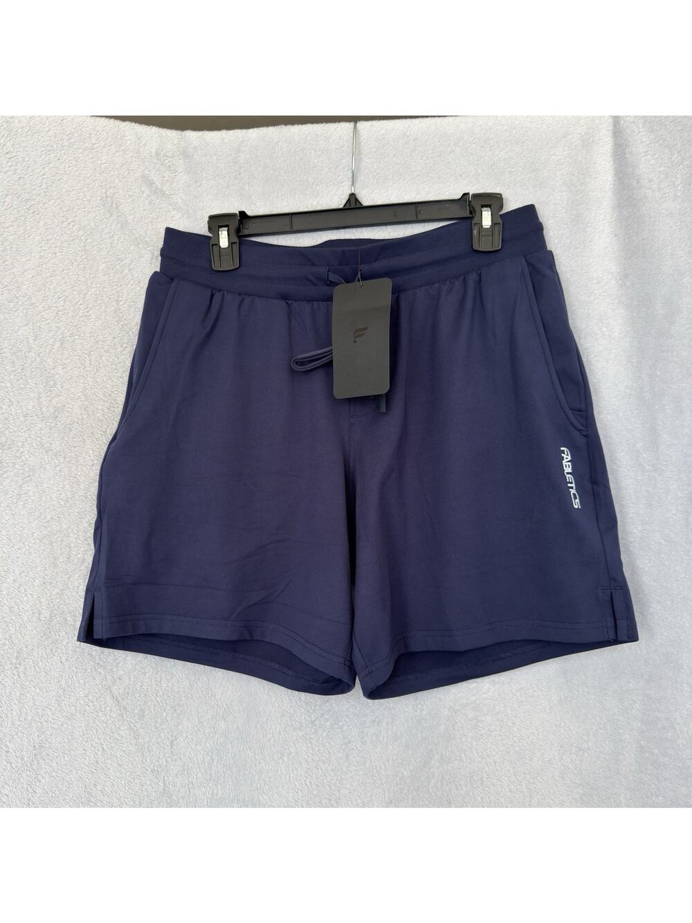 Fabletics The Cloud Jersey Shorts Men’s M Navy Blue Athletic Lounge Drawstring